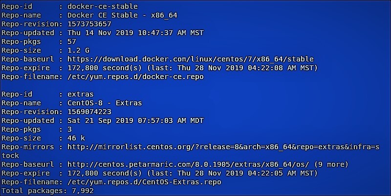 check-repository-enabled-docker-centos img