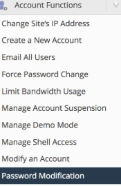 Logging into WHM img